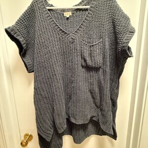 POL Women's Grey Knit Top